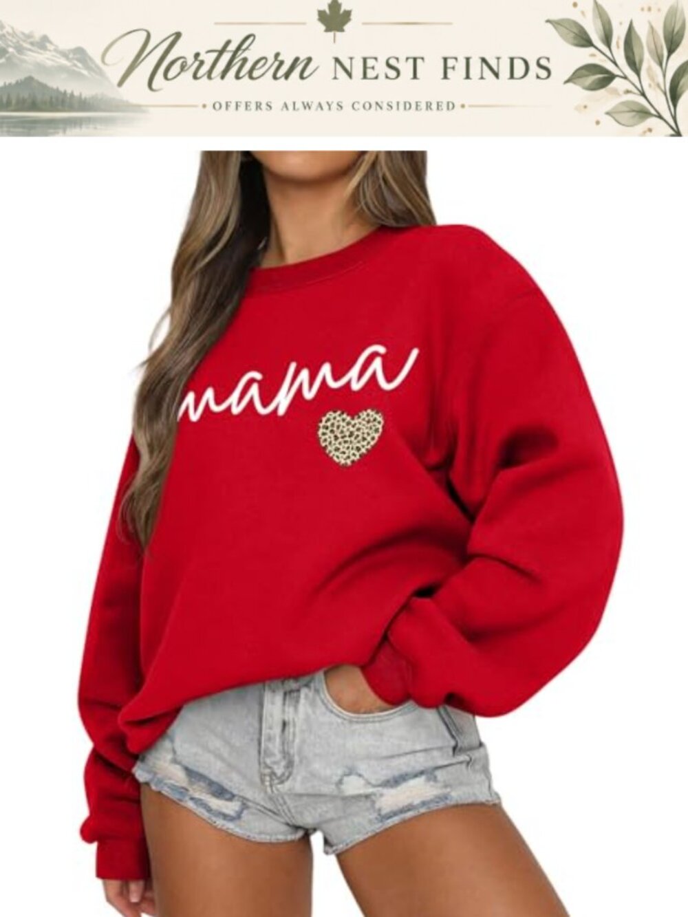 Women's Oversized Long Sleeve Crewneck Sweatshirt Cotton Polyester Pullover